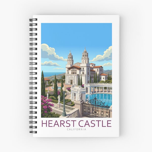 Item preview, Hearst Castle California - Travel art designed and sold by Marciolini.