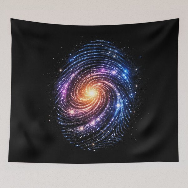 Item preview, Cosmic Fingerprint Galaxy – We Are Stardust Spiritual Universe Design designed and sold by FunkyVista.