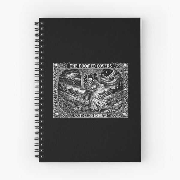 Item preview, The Doomed Lovers Wuthering Heights Skeleton Romance designed and sold by Fenay Designs.