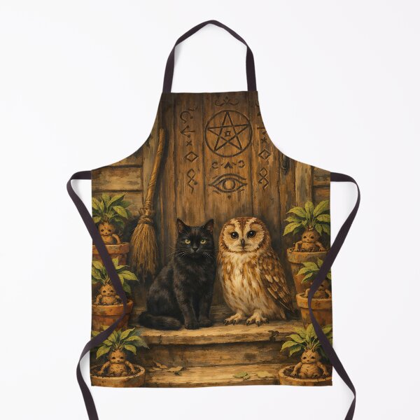 Item preview, Porch of Familiars - Cottagecore Witch designed and sold by bapupa.