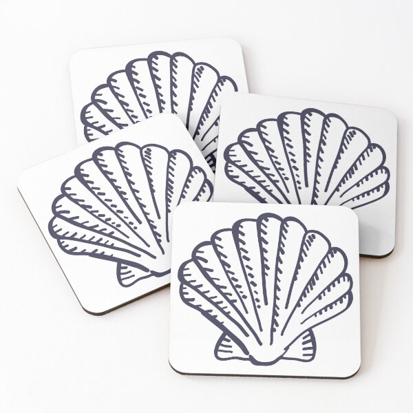 Item preview, Hand Drawn Seashell  Coastal Sketch Illustration designed and sold by missbobbit.