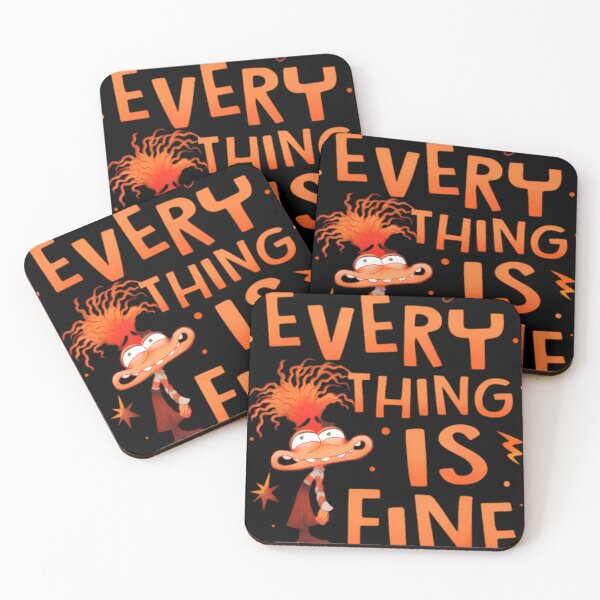 Item preview,  Everything Is Fine Anxietys Inside Out 2 Anxietys designed and sold by NightSik.