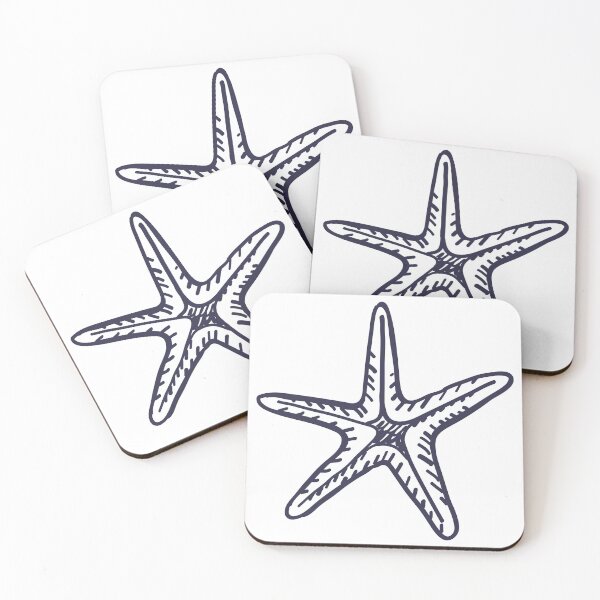 Item preview, Hand Drawn Starfish Coastal Sketch Illustration designed and sold by missbobbit.