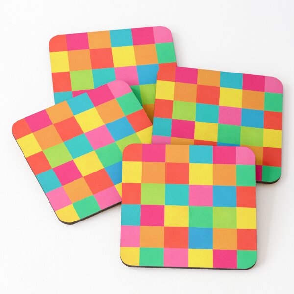 Item preview, 60s Retro Rainbow Mosaic – Mid-Century Multicolor Pop Art designed and sold by Ela Design Studio .