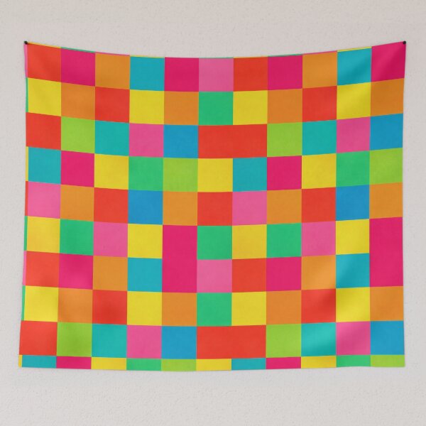 Item preview, 60s Retro Rainbow Mosaic – Mid-Century Multicolor Pop Art designed and sold by Ela Design Studio .