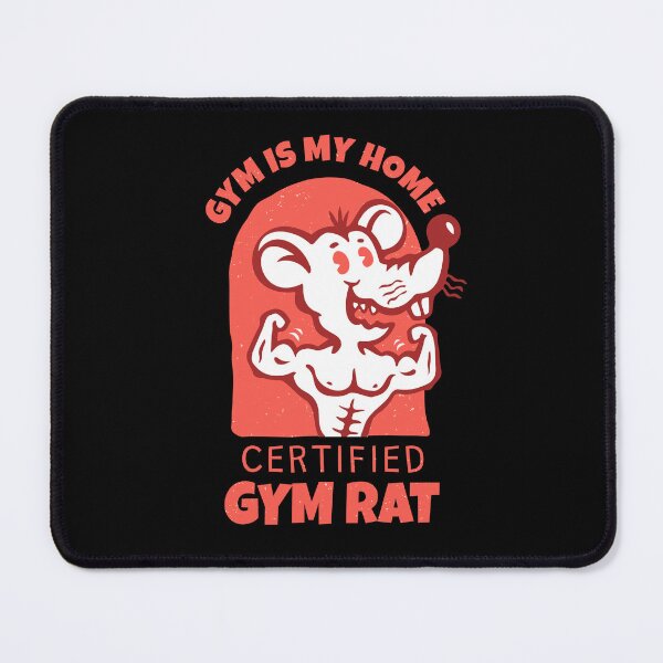 Item preview, Funny Gym Rat design for Fitness & Bodybuilding Lovers. Motivational Workout Design. designed and sold by SIR13.