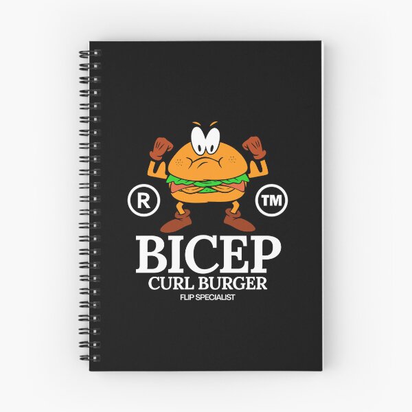 Aperçu de l'œuvre Biceps curl burger flip créée et vendue par Peerless-Prime.