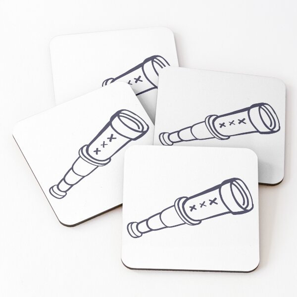Item preview, Ilustración de un telescopio náutico dibujado a mano. Boceto marítimo. designed and sold by missbobbit.