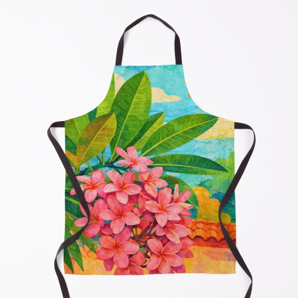 Item preview, Plumeria Flowers under the sun, Papercut Collage Childrens Book Illustration, designed and sold by SWSandraWechner.