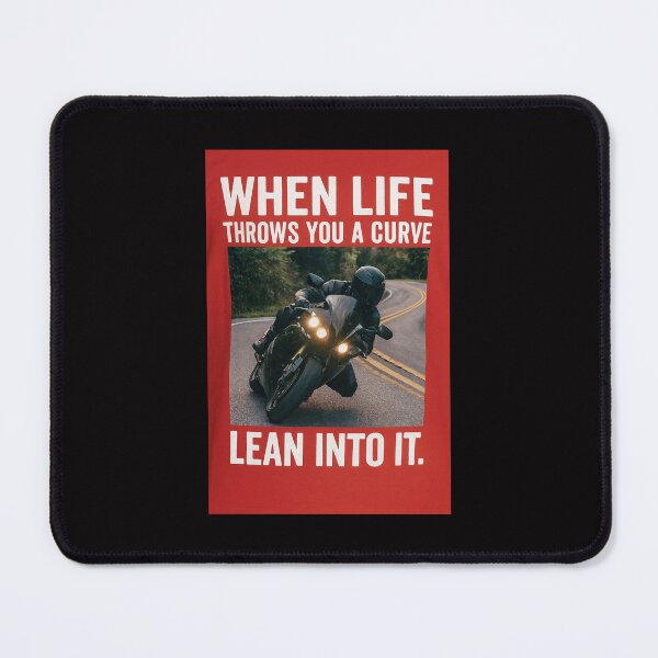 Item preview, When life throws you a curve lean into it designed and sold by nuttylass1.