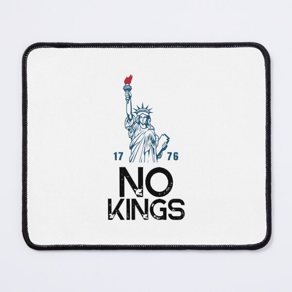 Item preview, Anti Trump No Kings Protest Quote on Black designed and sold by Artycom.