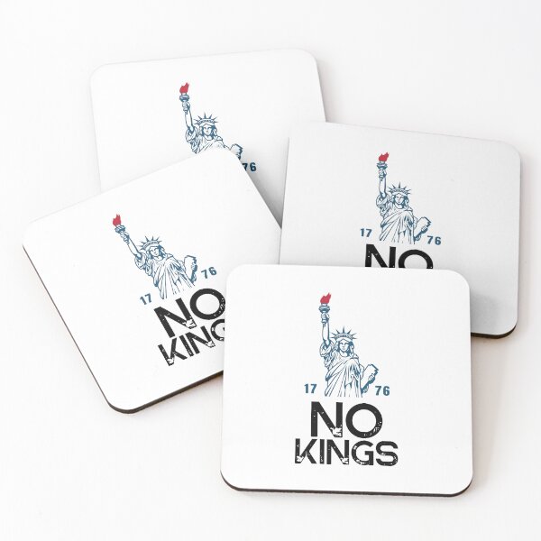 Item preview, Anti Trump No Kings Protest Quote on Black designed and sold by Artycom.