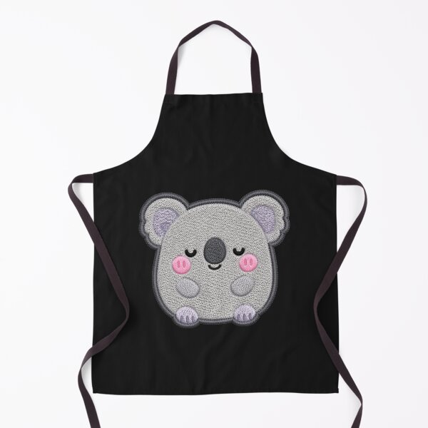 Item preview, Super Cute Kawaii Koala Embroidery Patch Style | Chibi Pastel Grey Lavender Koala Aesthetic | Cute Animal Design designed and sold by ColorSplash123.