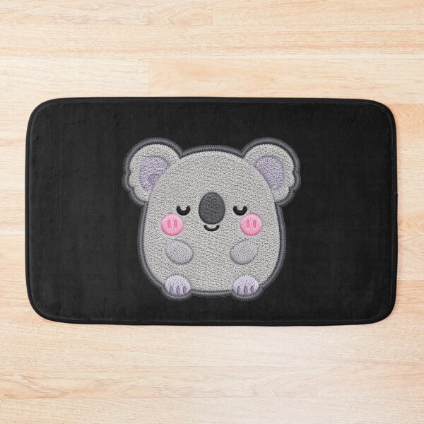 Item preview, Super Cute Kawaii Koala Embroidery Patch Style | Chibi Pastel Grey Lavender Koala Aesthetic | Cute Animal Design designed and sold by ColorSplash123.