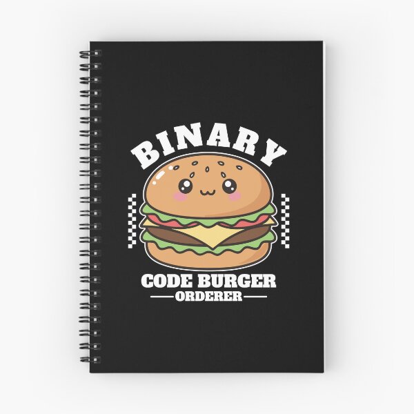Item preview, Binary code burger  designed and sold by Peerless-Prime.