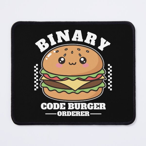 Item preview, Binary code burger  designed and sold by Peerless-Prime.