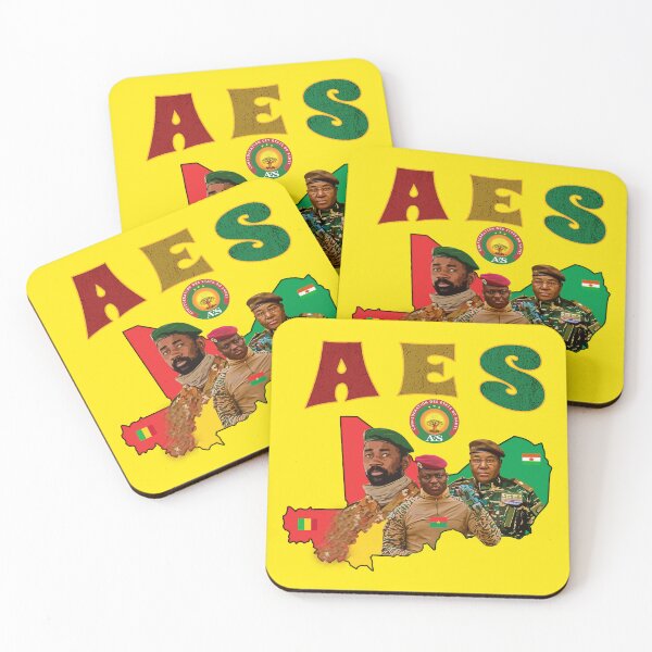 Item preview, AES - Alliance of Sahel States - Mali Burkina Faso Niger | Modern Pan Africanism | Traore Goita Tchiani designed and sold by Youngkev-arts.