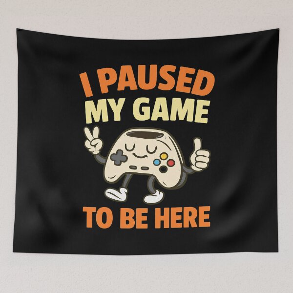 Item preview, I Paused My Game To Be Here Funny Gamer Shirt designed and sold by OlyvieArt.
