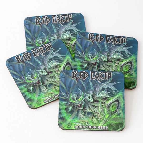 Item preview, Iced Earth - Bang Your Head album 2022 designed and sold by CreepyApparel.