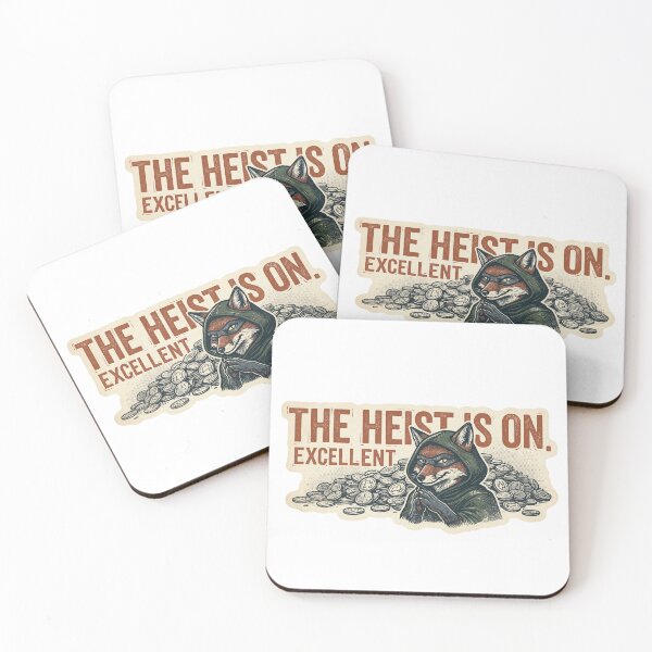 Item preview, Master Thief Fox - The Heist Is On - Vintage Sticker  designed and sold by Mr. Pawsome.