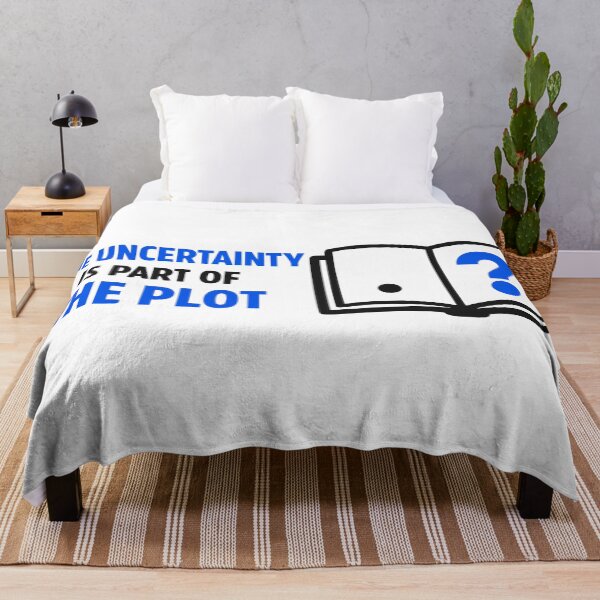 Item preview, Uncertainty is Part of the Plot Minimalist Design designed and sold by FunFitLife Studio.