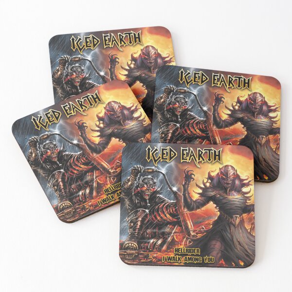 Item preview, Iced Earth - Hellrider - I Walk Among You album 2023 designed and sold by CreepyApparel.