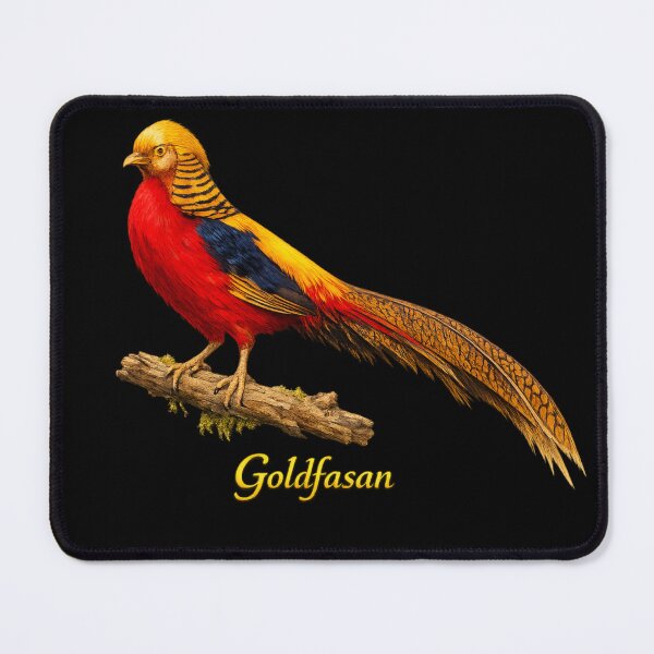 Item preview, Majestic Golden Pheasant – Exotic Bird Illustration designed and sold by KI-Kunstwerk.