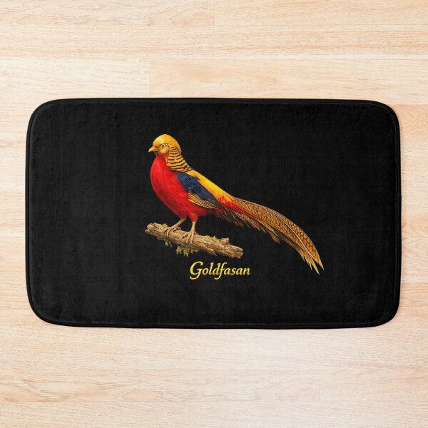 Item preview, Majestic Golden Pheasant – Exotic Bird Illustration designed and sold by KI-Kunstwerk.