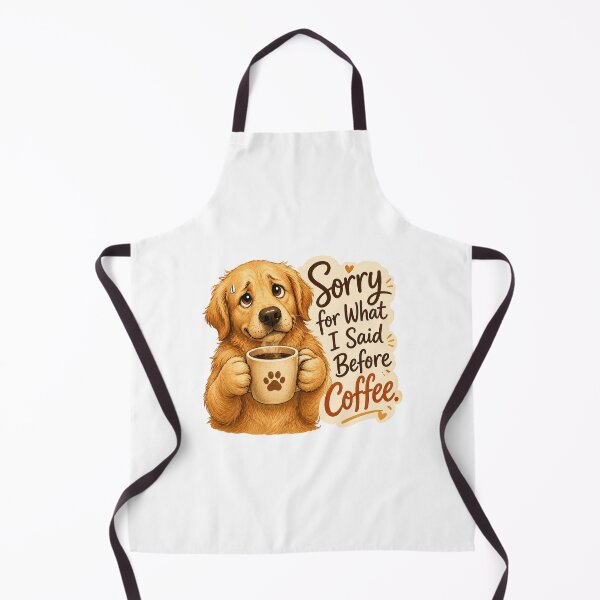 Artikelvorschau, Golden Retriever – Entschuldigung für das, was ich vor dem Kaffee gesagt habe – Lustiges Geschenk entworfen und verkauft von Gentlestate.