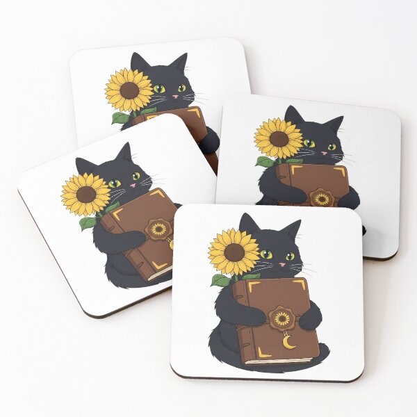 Item preview, Sunflower Pen Pal Cat designed and sold by pumsquare.