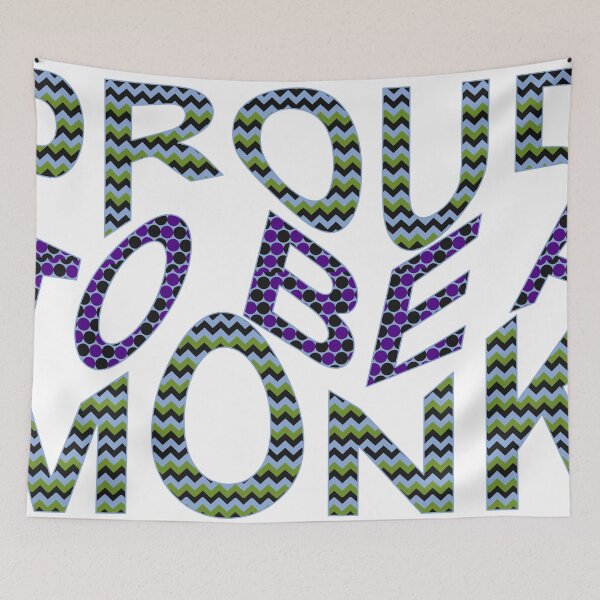 Item preview, Proud To Be A Monk Wavy Text designed and sold by TheIconSmith.