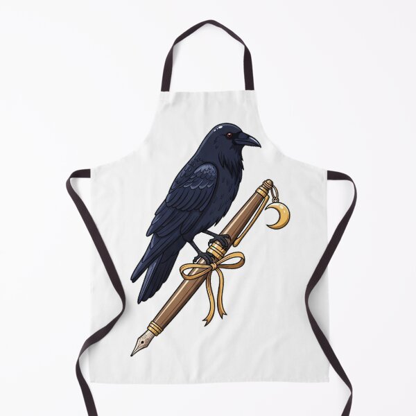 Item preview, Moonlit Fountain Pen Crow designed and sold by pumsquare.