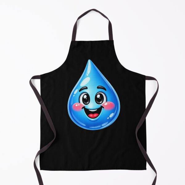 Item preview, Linda gota de agua de dibujos animados en 3D: divertido personaje de estilo retro de los 90. designed and sold by Timeless Junction.