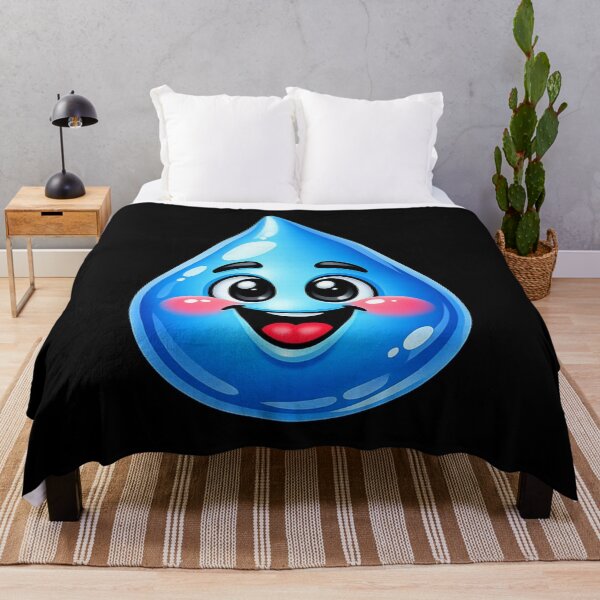 Item preview, Cute 3D Cartoon Water Drop – Funny Retro 90s Style Character designed and sold by Timeless Junction.