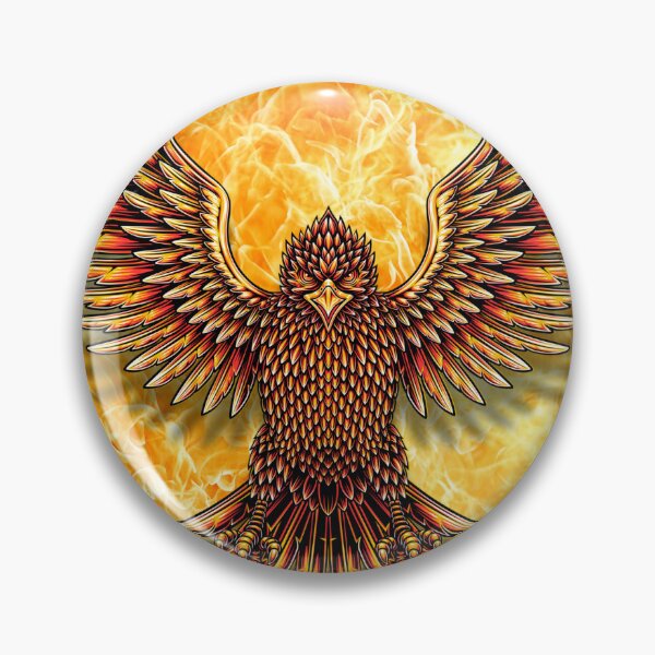 Item preview, Fiery Phoenix rising designed and sold by Bluepanda21.