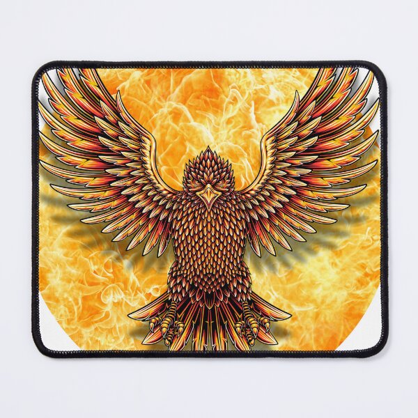 Item preview, Fiery Phoenix rising designed and sold by Bluepanda21.