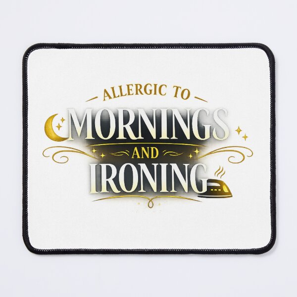 Item preview, Allergic To Mornings Distressed Funny Vintage T-Shirt designed and sold by Thaweesap789.