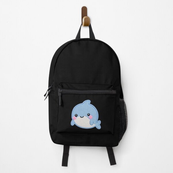 Item preview, Super Cute Kawaii Dolphin Embroidery Patch Style | Chibi Pastel Blue Dolphin Aesthetic | Cute Ocean Animal Design designed and sold by ColorSplash123.