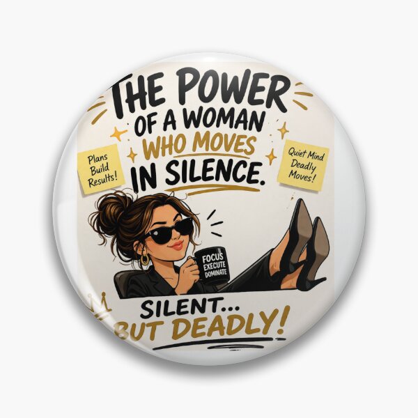 Item preview, Silent But Deadly – The Power of a Woman Who Moves in Silence designed and sold by TrendForgePrints.