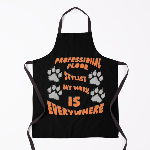 Item preview, Professional Floor Stylist – Funny Dog Hair Everywhere Design designed and sold by TestudoDesign.