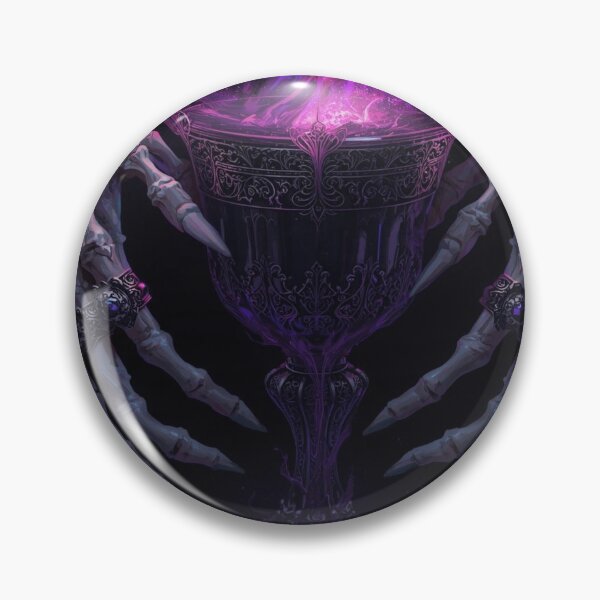Item preview, Chalice of the Void | Gothic Skeleton Hands & Cosmic Nebula Potion designed and sold by kabucino.