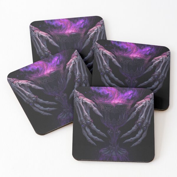 Item preview, Chalice of the Void | Gothic Skeleton Hands & Cosmic Nebula Potion designed and sold by kabucino.