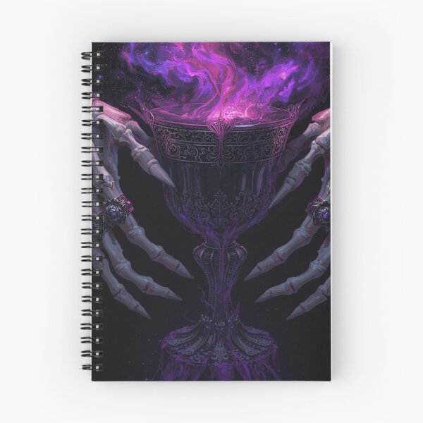 Item preview, Chalice of the Void | Gothic Skeleton Hands & Cosmic Nebula Potion designed and sold by kabucino.