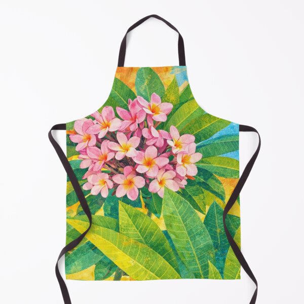 Item preview, Plumeria Flowers in Bloom, Papercut Mixed Media Digital Collage designed and sold by SWSandraWechner.