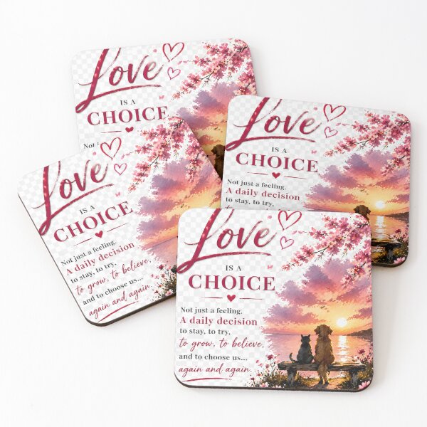 Item preview, Love: A Daily Choice to Stay, Grow, and Believe designed and sold by JagrDesigns.