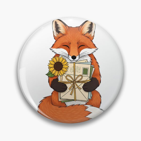 Item preview, Sunflower Correspondence Fox designed and sold by pumsquare.