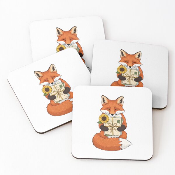 Item preview, Sunflower Correspondence Fox designed and sold by pumsquare.