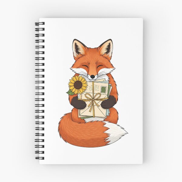 Item preview, Sunflower Correspondence Fox designed and sold by pumsquare.