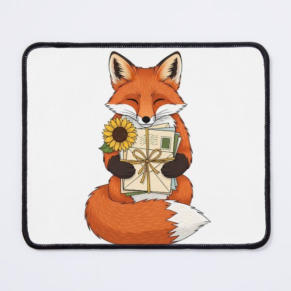 Item preview, Sunflower Correspondence Fox designed and sold by pumsquare.
