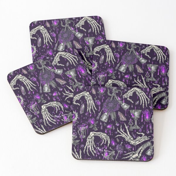 Item preview, Cosmic Elixir & Bones | Gothic Witchy Seamless Pattern designed and sold by kabucino.
